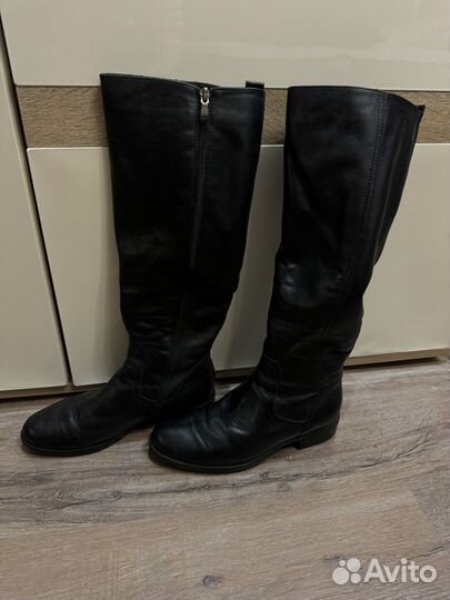 Зимние сапоги (натуральные кожа и мех)