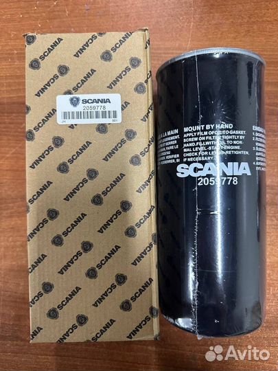 Фильтр масляный Scania 2059778