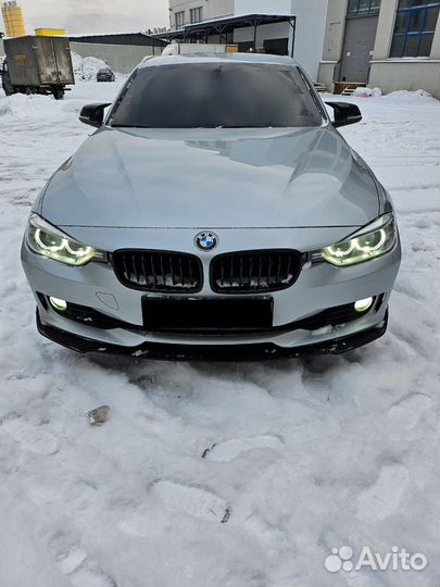 Сплиттер губа на бампер bmw 3 f30