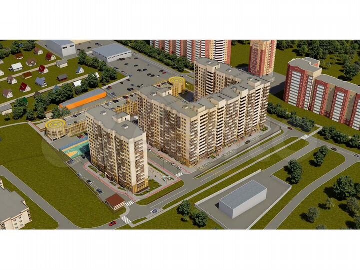 2-к. квартира, 57,4 м², 2/14 эт.