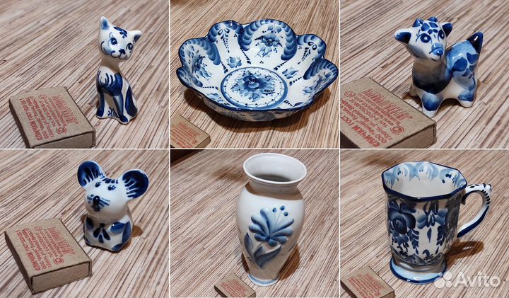 Фарфоровая посуда Гжель