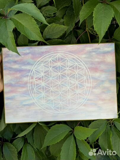 Картина Цветок жизни акрил