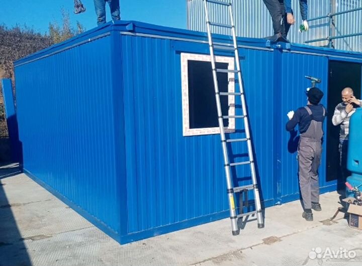 Блок контейнер с отделкой мдф