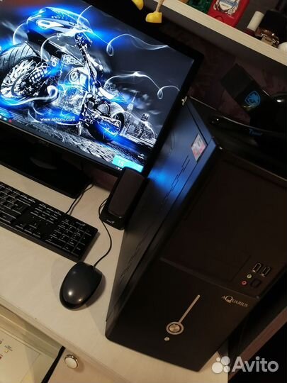 Игровой пк intel core i5 4570/gtх1060/12gb/ssd,hdd
