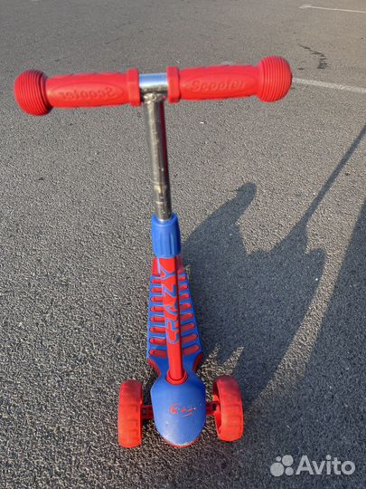 Самокат детский трехколесный бу