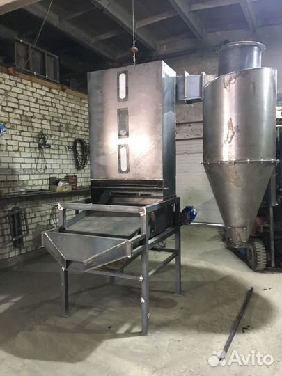 Охлаждение гранул, колонна охлаждения