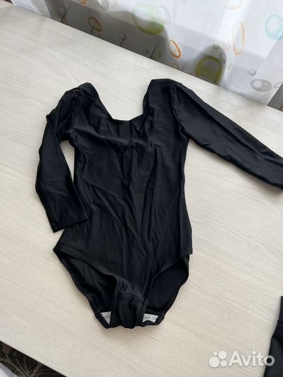 Купальник для танцев черный