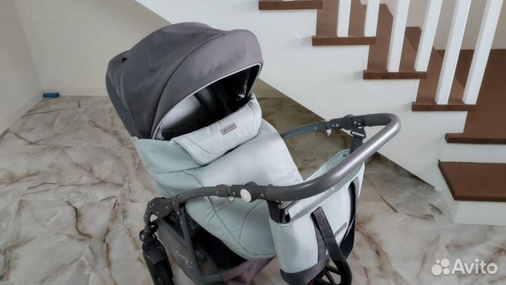 Коляска 2 в 1 riko basic pastel