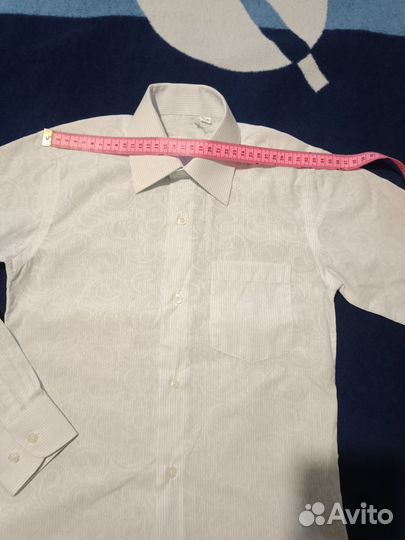 Фирменная школьная рубашка на мальчика 122 (новая)