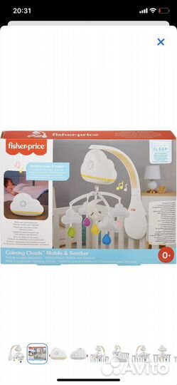 Мобиль на кроватку от fisher price