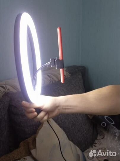 Кольцевая лампа 26 см (без штатива)