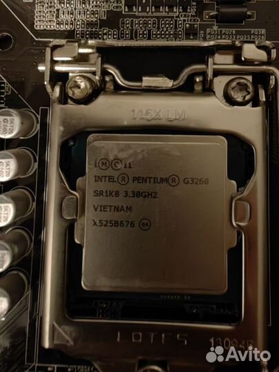 Процессор Intel Pentium g3260 + мать