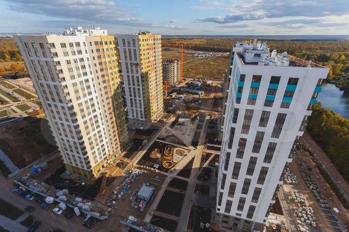 3-к. квартира, 55,7 м², 9/22 эт.