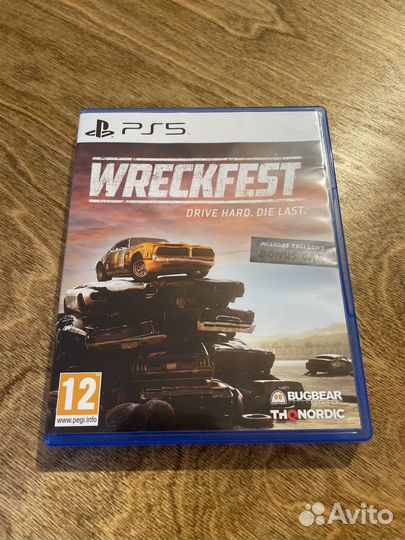 Игра Wreckfest ps5
