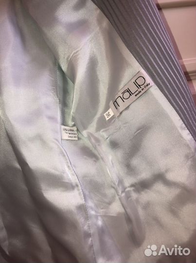 Пиджак голубой malip