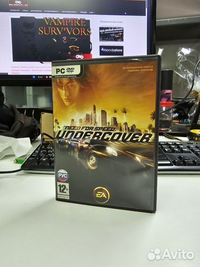 Диск Need for speed Undercover пк ориг лицензия