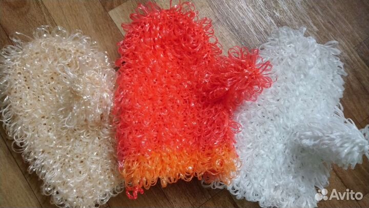 Мочалка варежка