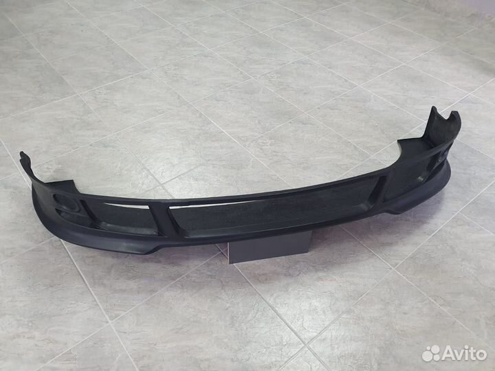 Накладка на передний бампер sobmart Audi A4 B6