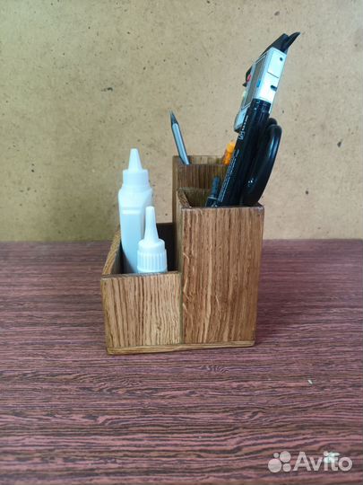 Органайзер для канцелярии деревянный