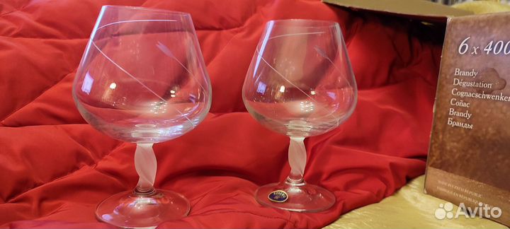 Бокалы для коньяка Чехия Богемия