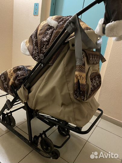 Санки коляска Ника galaxy