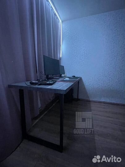 Компьютерный стол в стиле лофт 60х180