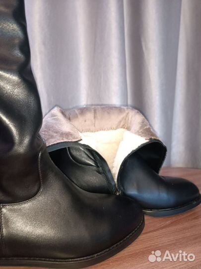 Сапоги зимние натуральная кожа