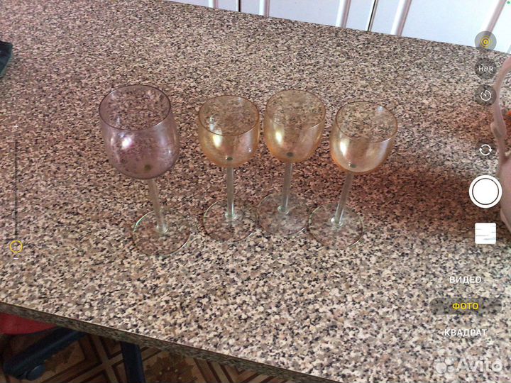 Калининские фужеры ваза