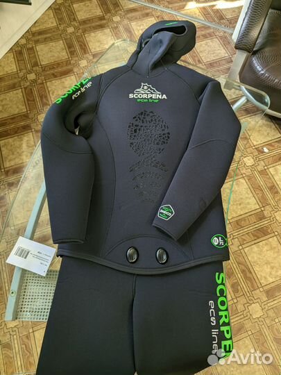 Гидрокостюм Scorpena EcoLine 7мм открытая пора
