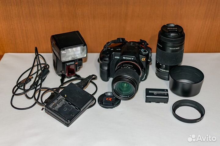 Зеркальный фотоаппарат sony dslr A200