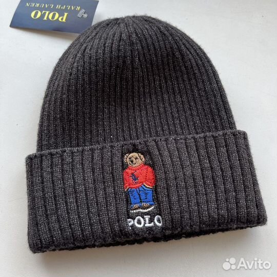 Шапка polo с мишкой