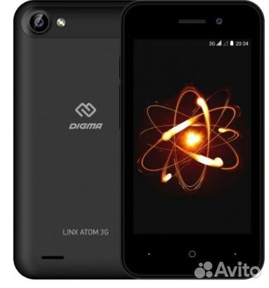 Digma linx atom 3G на запчасти Б/У, отправка авито