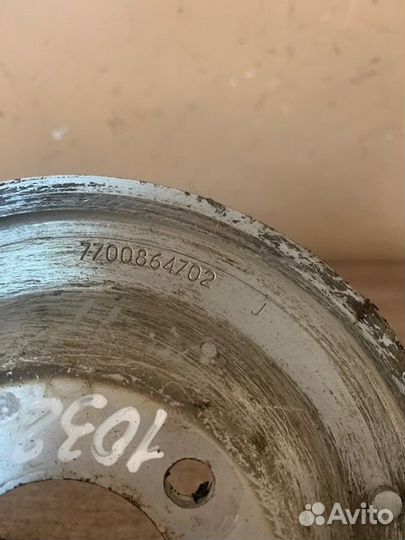 Шкив коленвала renault clio/symbol Megane I