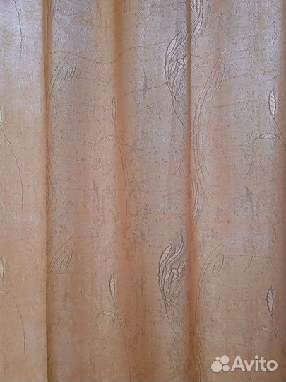 Шторы золотые
