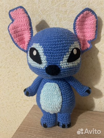 Вязаная игрушка Стич
