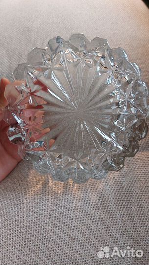 Пепельница СССР хрусталь