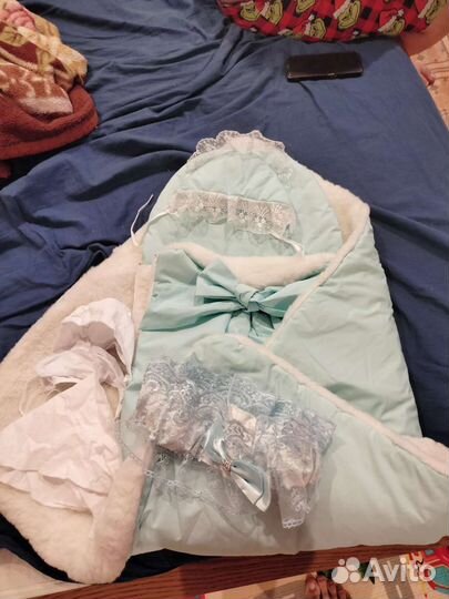 Конверт на выписку зимний новый