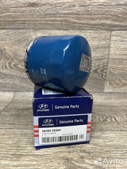 Фильтр масляный Hyunda-Kia, 26300 35504