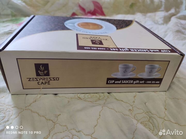 Набор чашек для кофе, новый,zepter