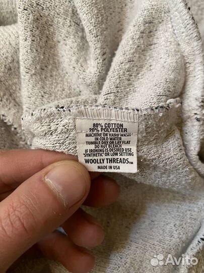 Свитшот Woolly Threads Свитер Made in USA