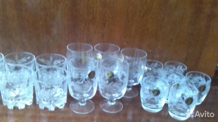 Рюмки стопки Гусь-хрусталь СССР