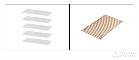 Кровать 0,9 метра Евро