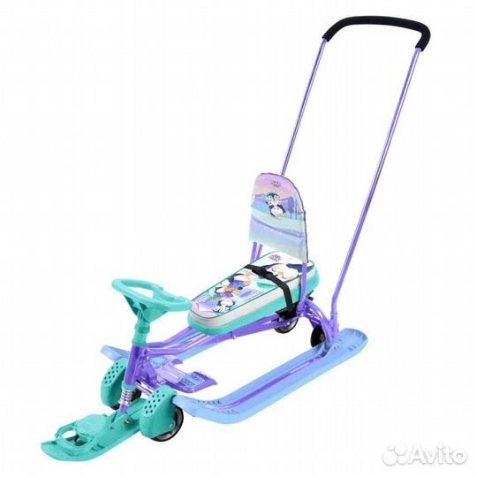 Снегокат с колесами