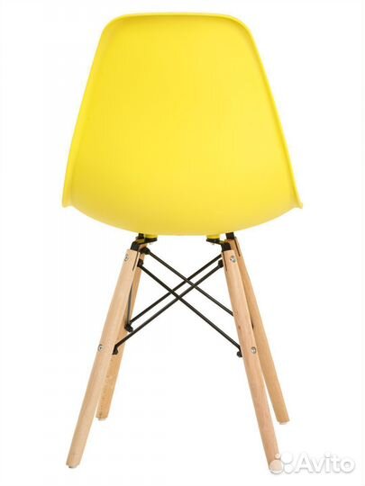 Стул в стиле eames DSW, желтый, 1 шт
