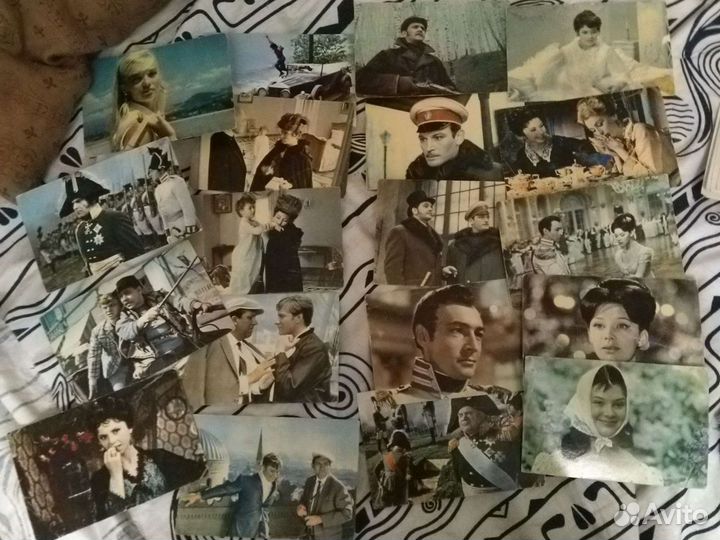 Открытки СССР чистые с артистами