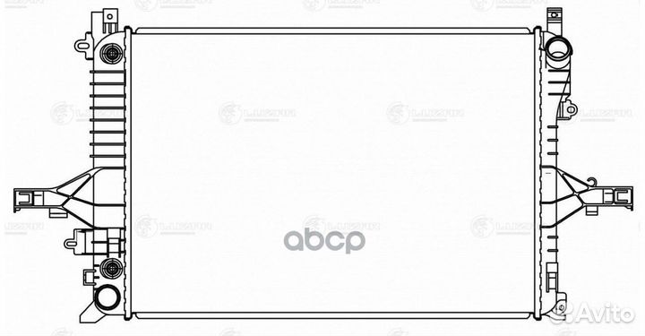 LRC 10156 luzar Радиатор охл. Volvo S60 (00) /S