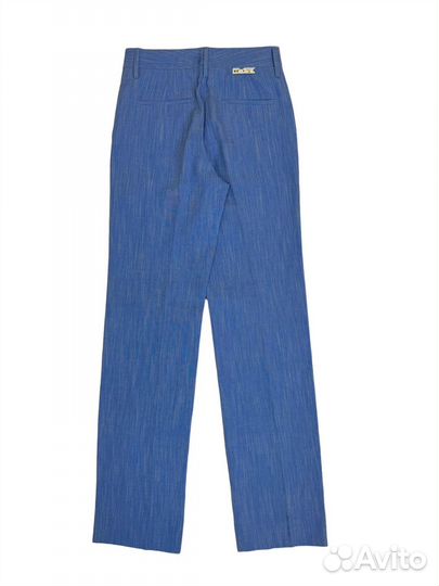 Женские брюки Off-White Linen Trousers Blue