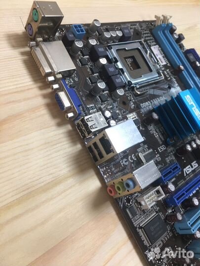 Материнская плата 775 asus P5G41T-M LE без планки