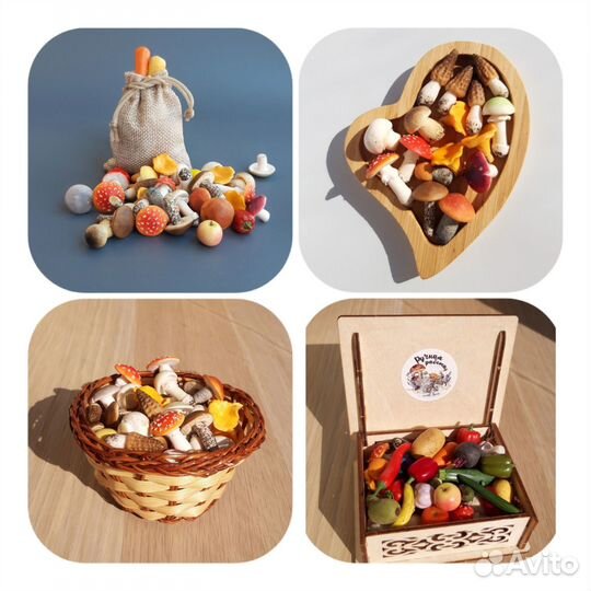 Новые мини фрукты овощи грибы игрушки для развития