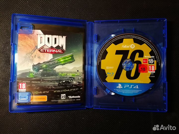Fallout 76 диск PS4